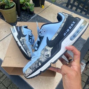 Nike Air Max LTD 3 Premium Mens 695484-401 Aluminum Blue Running Shoes Size 8.5